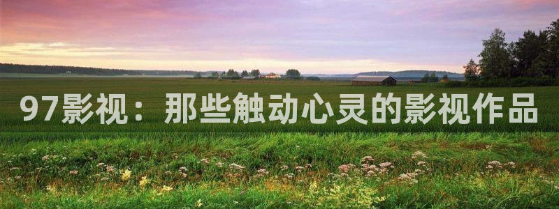 蓝莓视频在线观看免费：97影视：那些触动心灵的影视作品